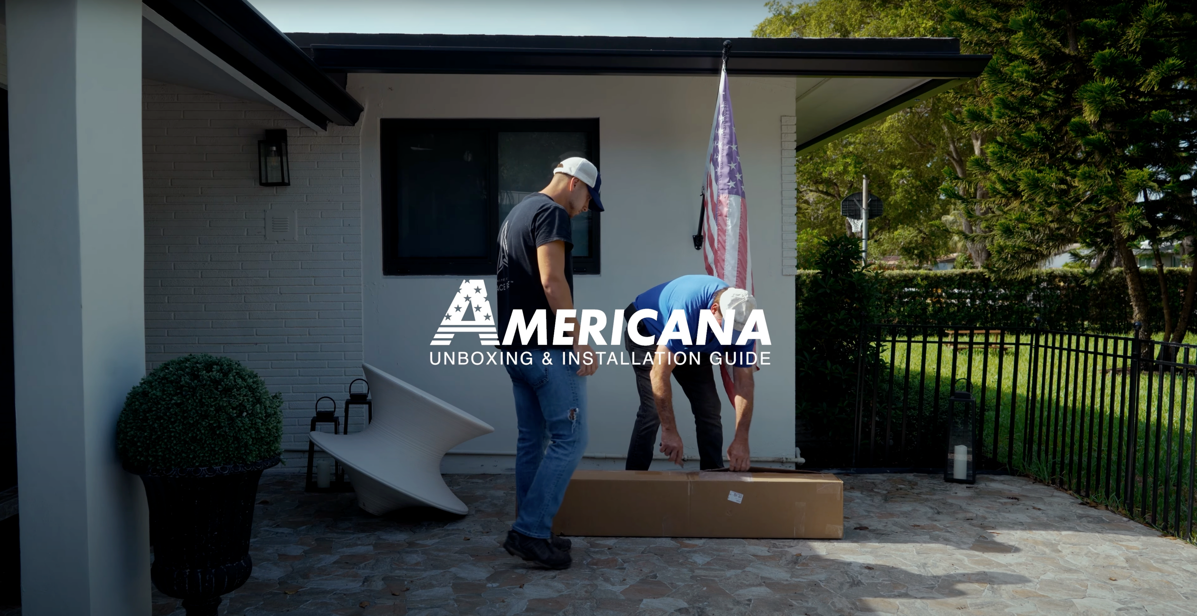Load video: americana flagpole installation guide and unboxing video 24 foot flagpole sectional usa made american made how to install my americana flagpole kit unboxing my flagpole kit